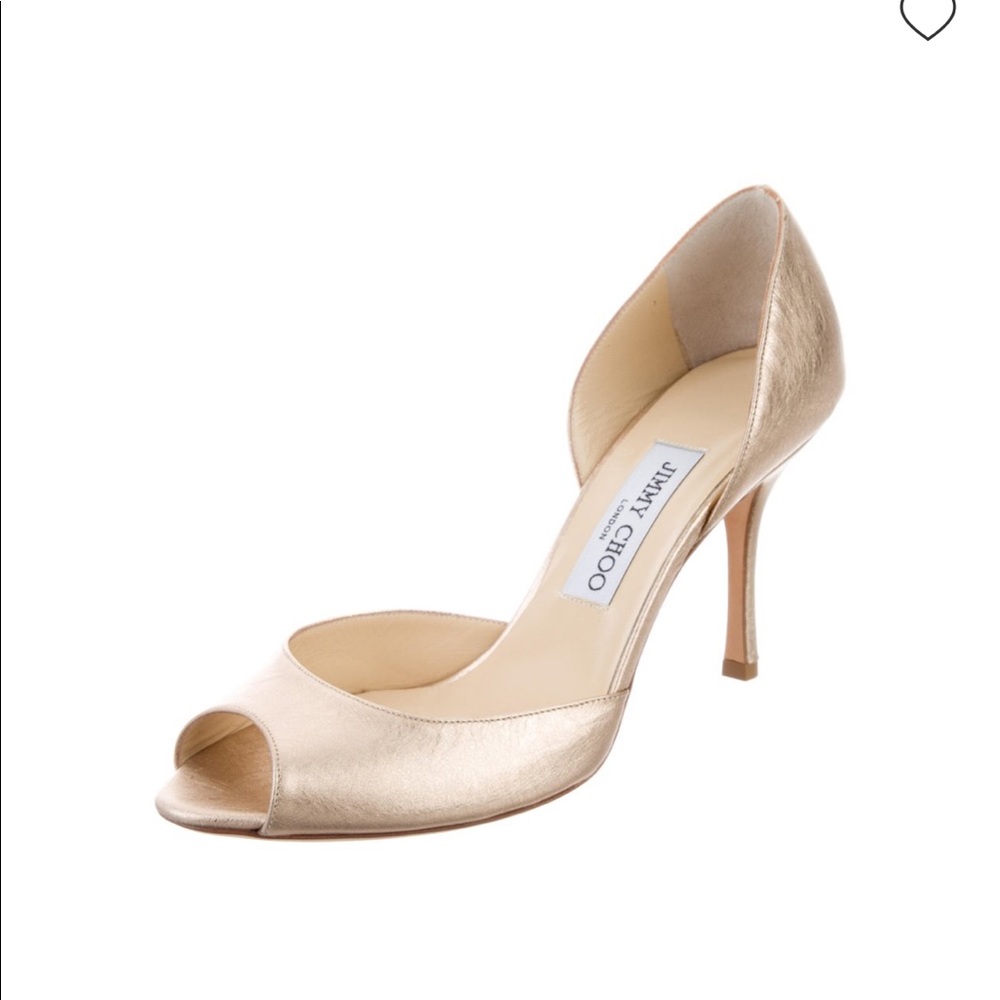 Jimmy Choo Metallic Leather Pumps
